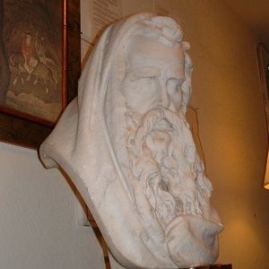 MARBLE STATUE BY LOMBARDI OF ROMA 1700s